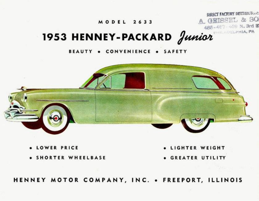 1953 Packard Henney Junior model 2633