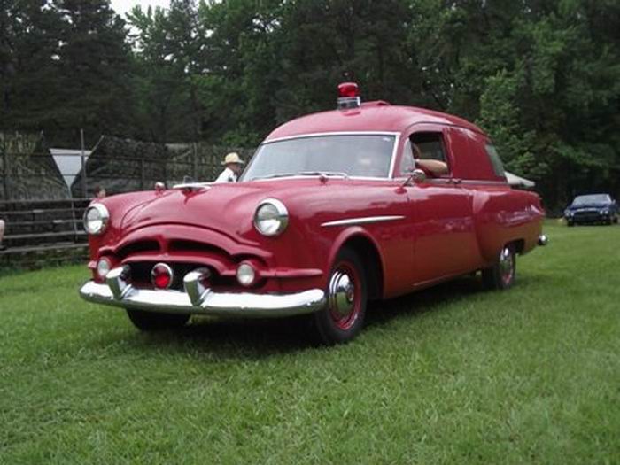 1953 Packard Henney Red