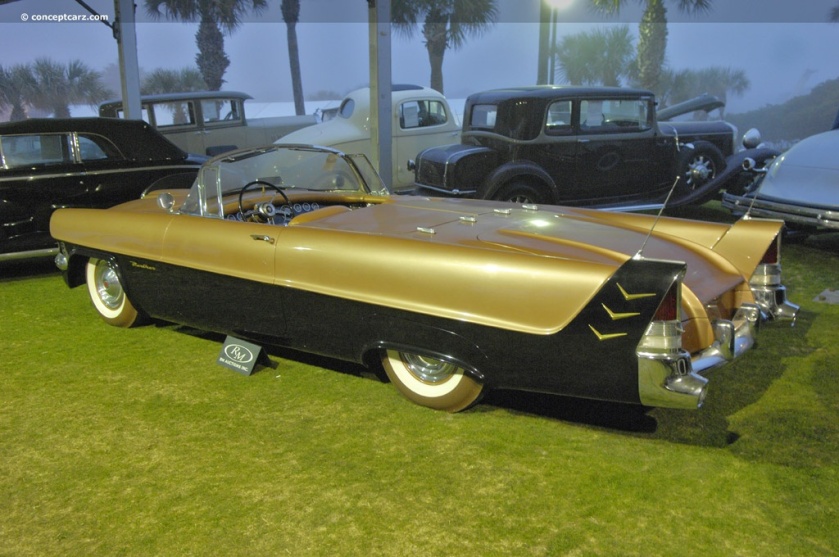 1954 Packard Panther Daytona, goud zwart