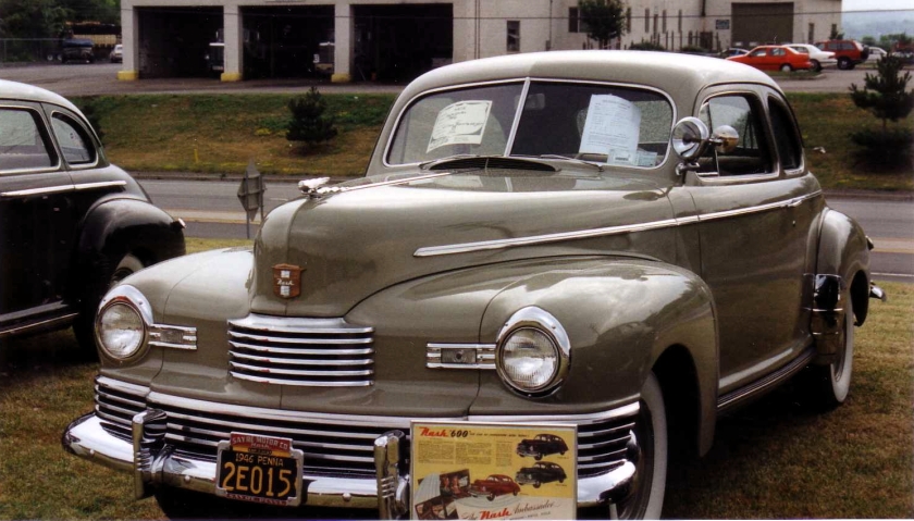 1946 Nash 600, grey two-door sedan