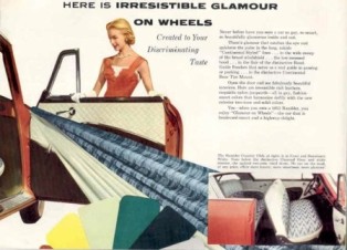 1955 Nash Rambler brochure describing the interiors