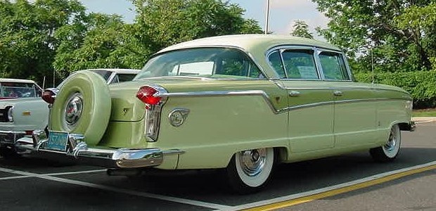 1956 Ambassador sedan with Continental kit