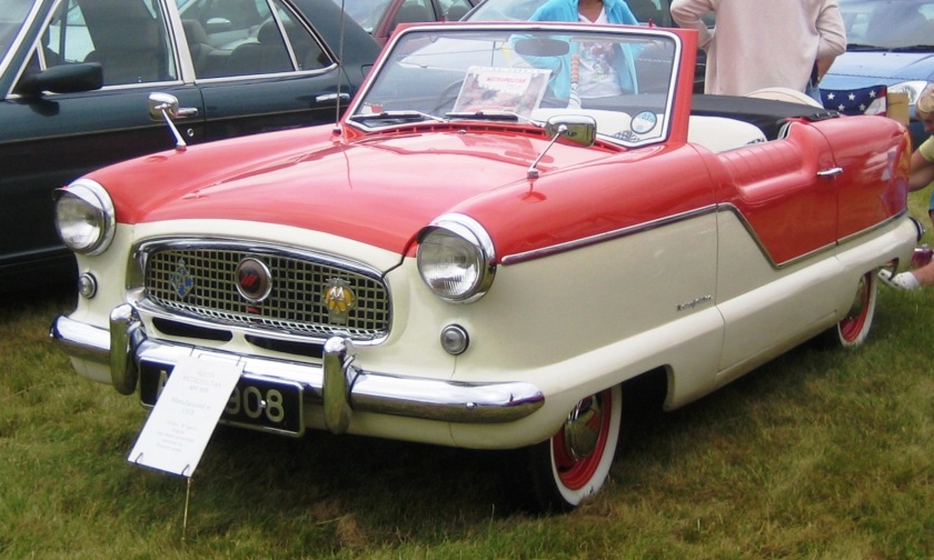 1959 A right-hand drive convertible Austin Metropolitan