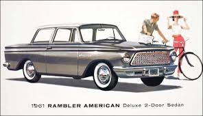 1961 AMC Rambler Deluxe 2-d sedan ad.