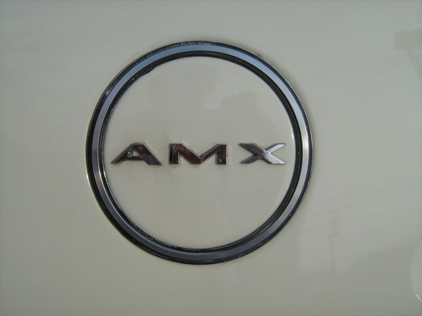 1968+1968 'AMX' badge AMC