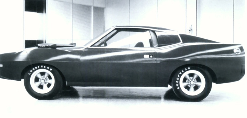 1969 AMC Dick Teague Styling Proposal for 1971 AMX BW