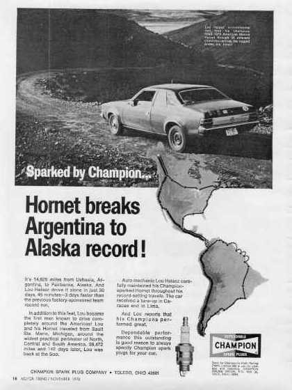 1970_AMC_Hornet_Champion_spark_plug_ADV_Argentina_to_Alaska