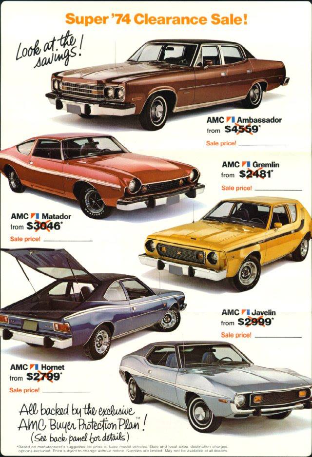 1974 AMC's
