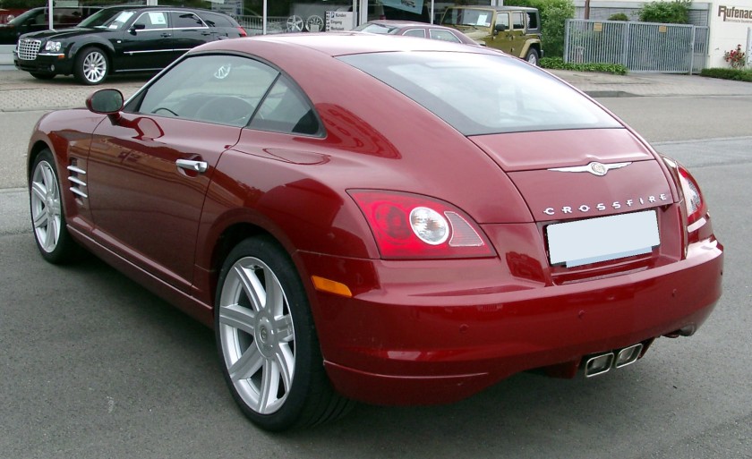 2008 Crossfire's roof, rear fenders, and rear end design resembled the Marlin's
