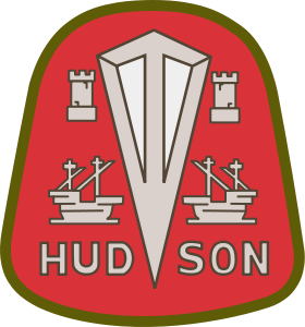 logo for Hudson Motor Car Company.