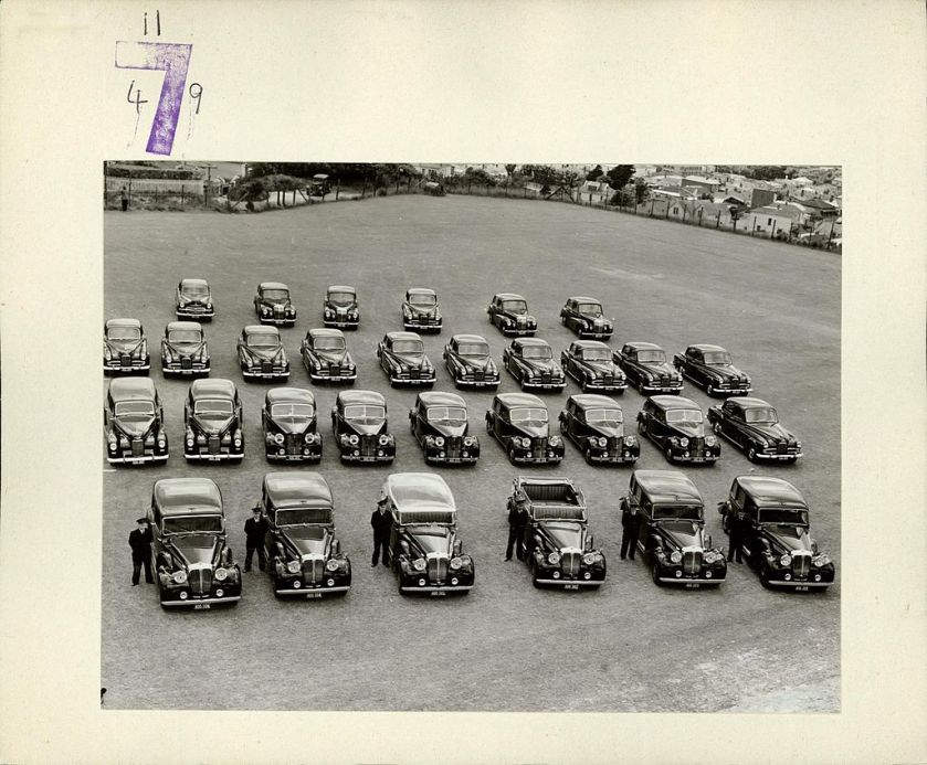Royal Tour Fleet of Humber Pullman Cars