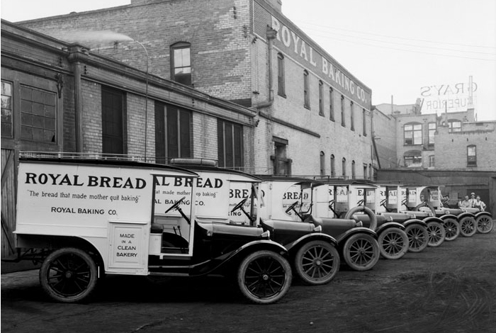 1920 Dodge Brothers delivery trucks, Salt Lake City