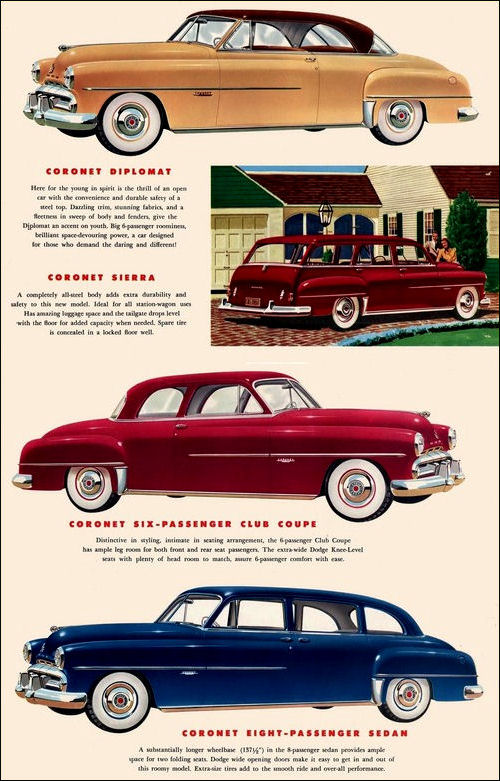 1951 Dodge coronet diplomat ht coupe
