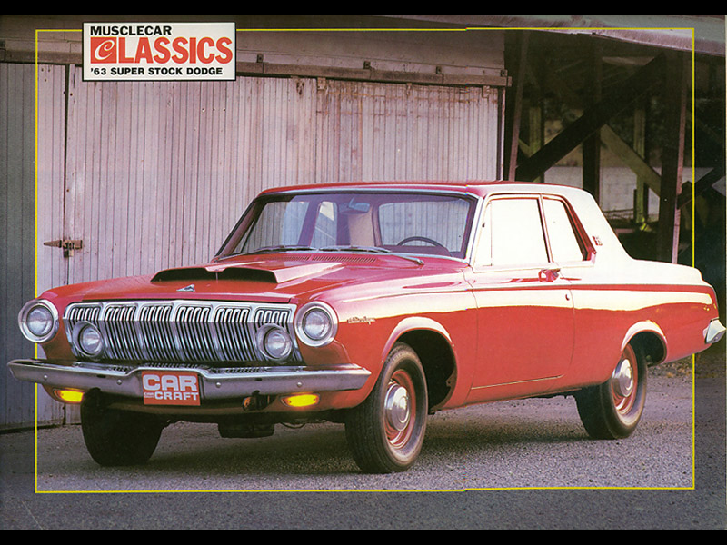 1963 1st Dodge 330 Red-7