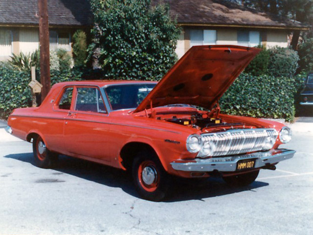 1963 1st Dodge 330 Red