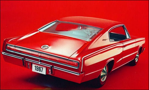 1967 Dodge charger back
