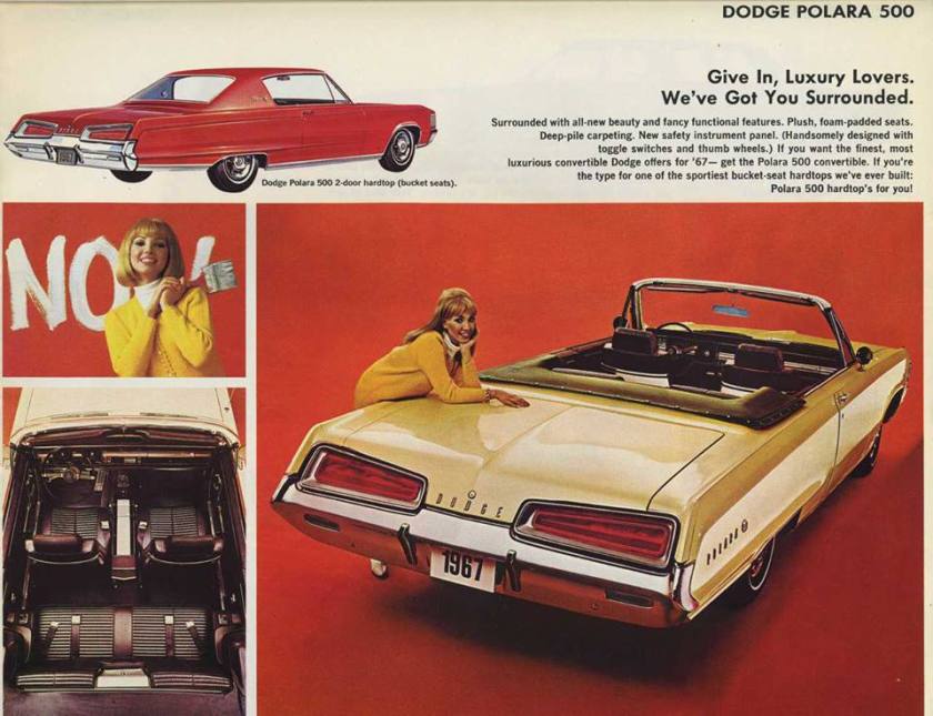 1967 Dodge Polara coupe and convertible