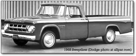 1968 Dodge sweptline