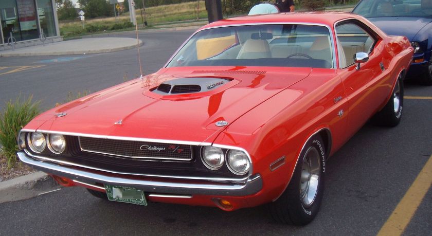 1970 Dodge Challenger RT coupe with a 426-cubic inch engine