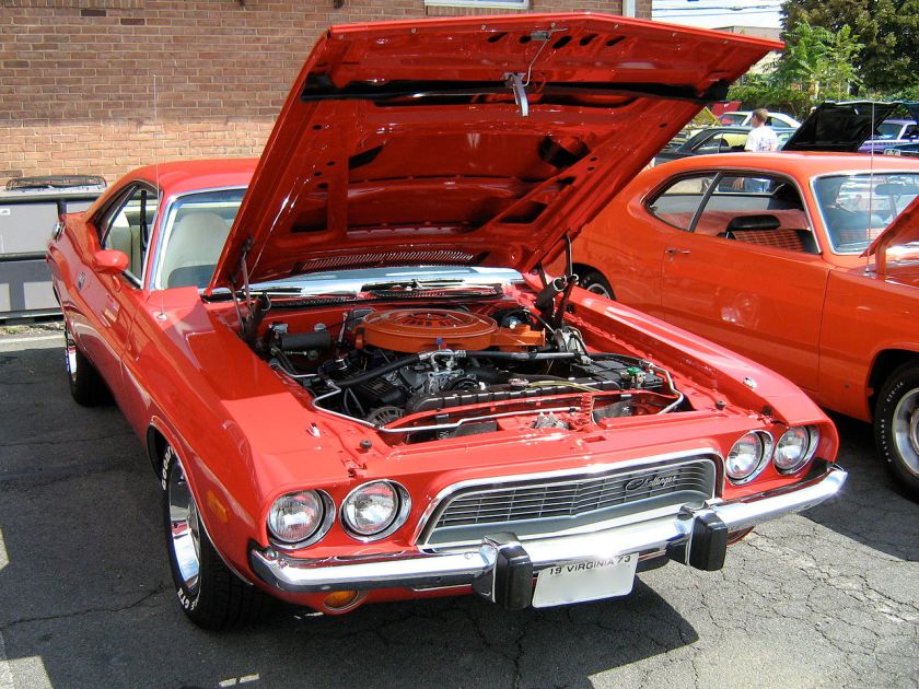 1973 Dodge Challenger red