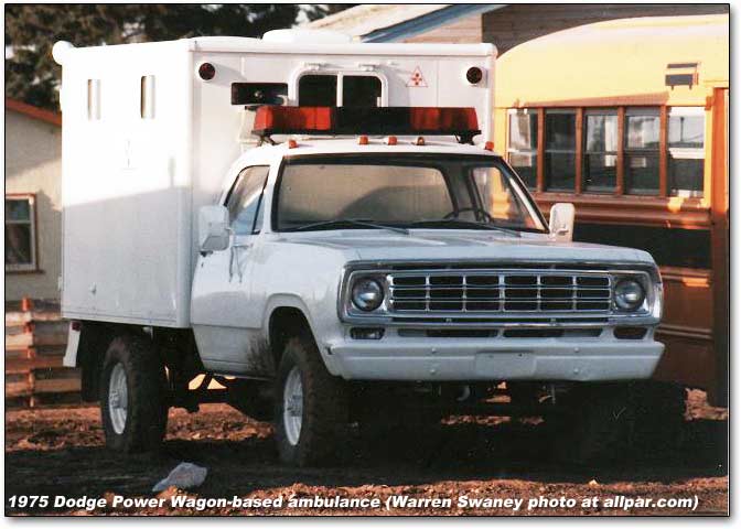 1975 Dodge power-wagon ambulance
