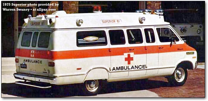 1975 Dodge superior-ambulance