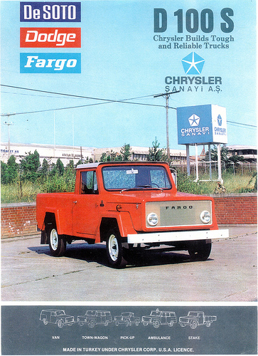 1975 FARGO D 100 S