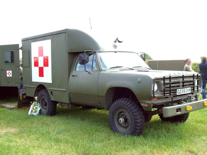 1976 Dodge M886 Power Wagon Field Ambulance