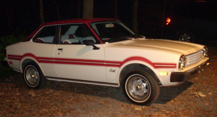1977-78 Dodge Colt Mileage Maker 6M21 or 6H21 model. Mitsubishi Lancer-based.