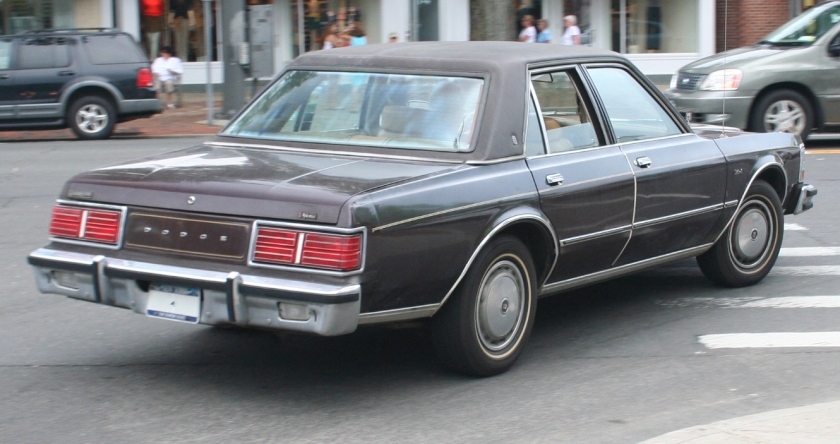 1977-79 Dodge Diplomat rear