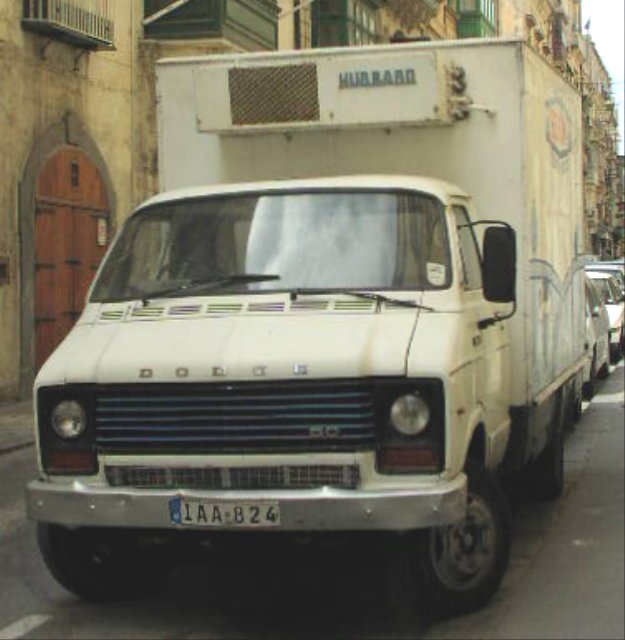 Dodge 50 with refrigeration unit for Benna-Milk in Malta