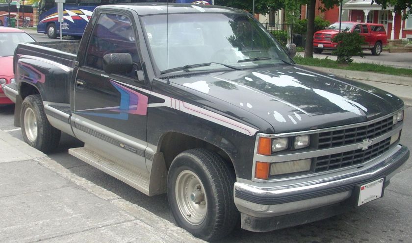 1988–89 Chevrolet C-K 1500 regular cab