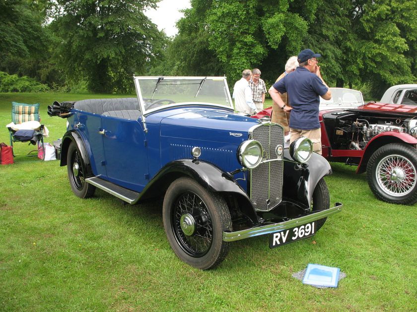 1931 Triumph Super 9, 4 Door Tourer
