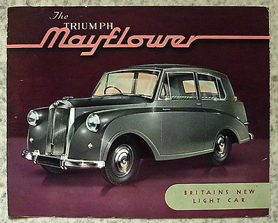1950 TRIUMPH-MAYFLOWER-Car-Sales-Brochure-c1950