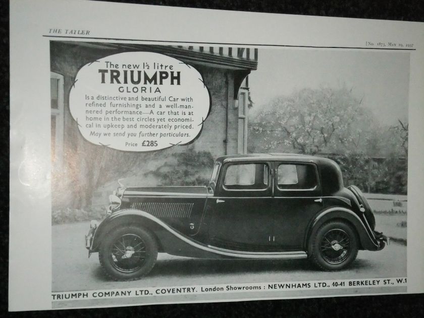 Triumph Gloria 1500 ad