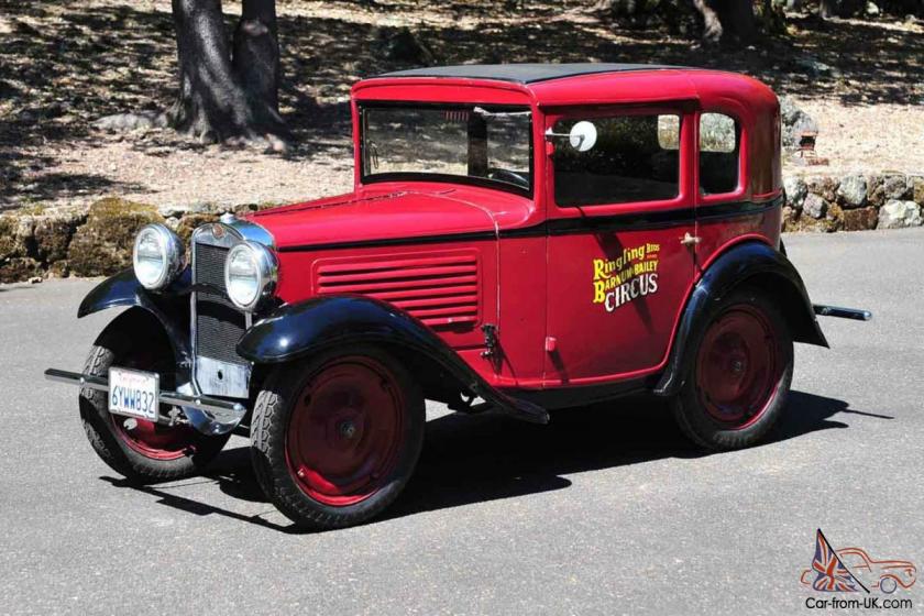 1930 American Austin Bantam Coupe Stock Orig Parades Clown Car