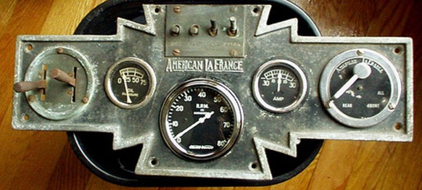 American LaFrance dashboard