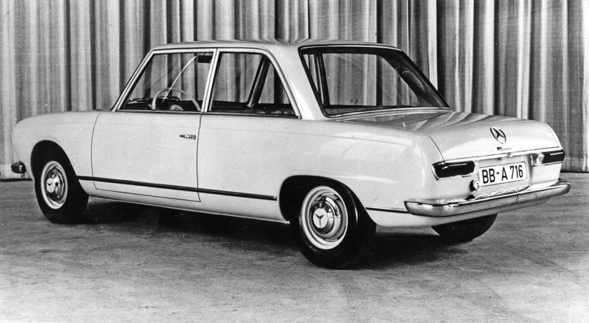 1960 Prototype of a compact Mercedes-Benz dating from around 1960 W118