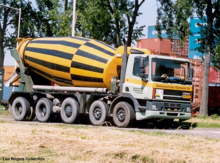 GINAF HD 5395 TS camion da miniera  Ginaf-cement-mixer