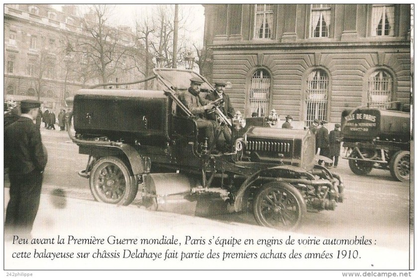 1910 Delahaye balayeuse a paris