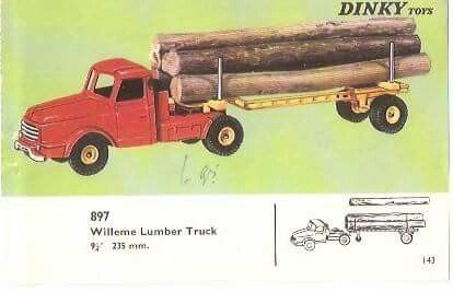 1956 Willeme lumber truck