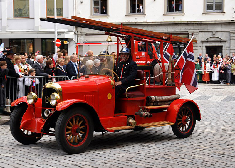 Delahaye fire truck, a photo from Hordaland, South