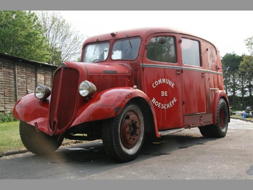Delahaye Van Fire truck - 6 Cylinders engine