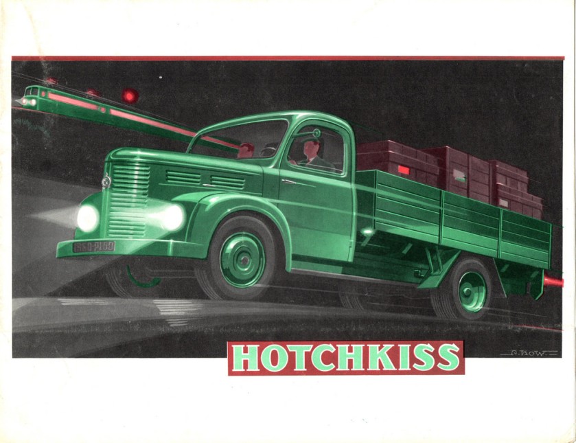 Catalogue camions HOTCHKISS DH 50, PL 50 et PL 50-6 (Couverture)
