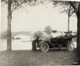 1911 Abbott-Detroit automobile on Belle Isle. Grab