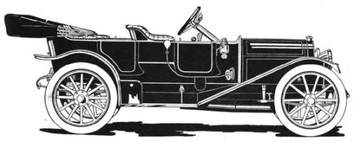 1911 Abbott-Detroit four-door demi tonneau