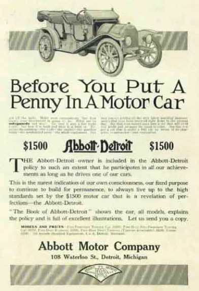 1912 Abbott-Detroit ad