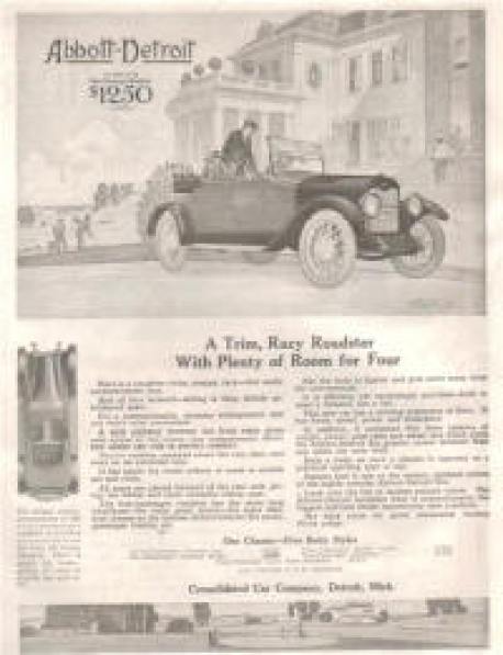 1912 Abbott-Detroit Detroit, Michigan Advertising b 1912