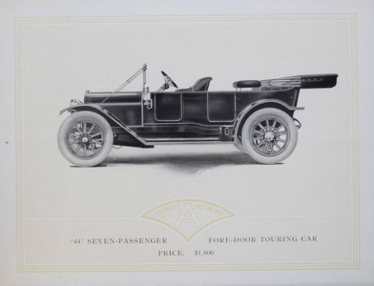 1912 Abbott Detroit Motor Cars 44 7 passenger 0,5 ton car