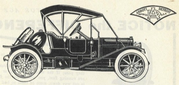 1912 Abbott-Detroit Two Passenger Roadster 1912